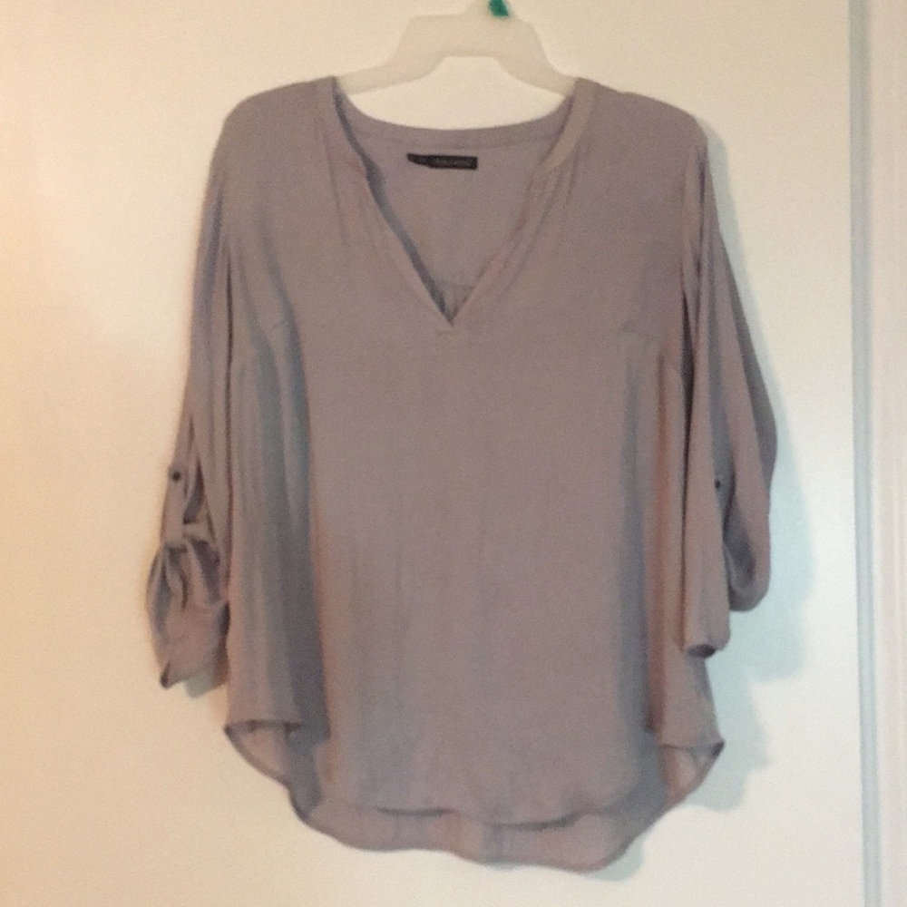 Gray Maurices Long Sleeve Blouse